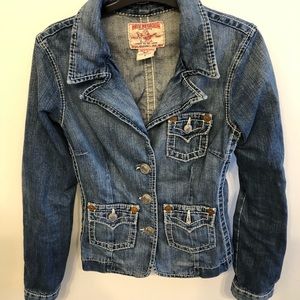 True Religion denim jacket size S